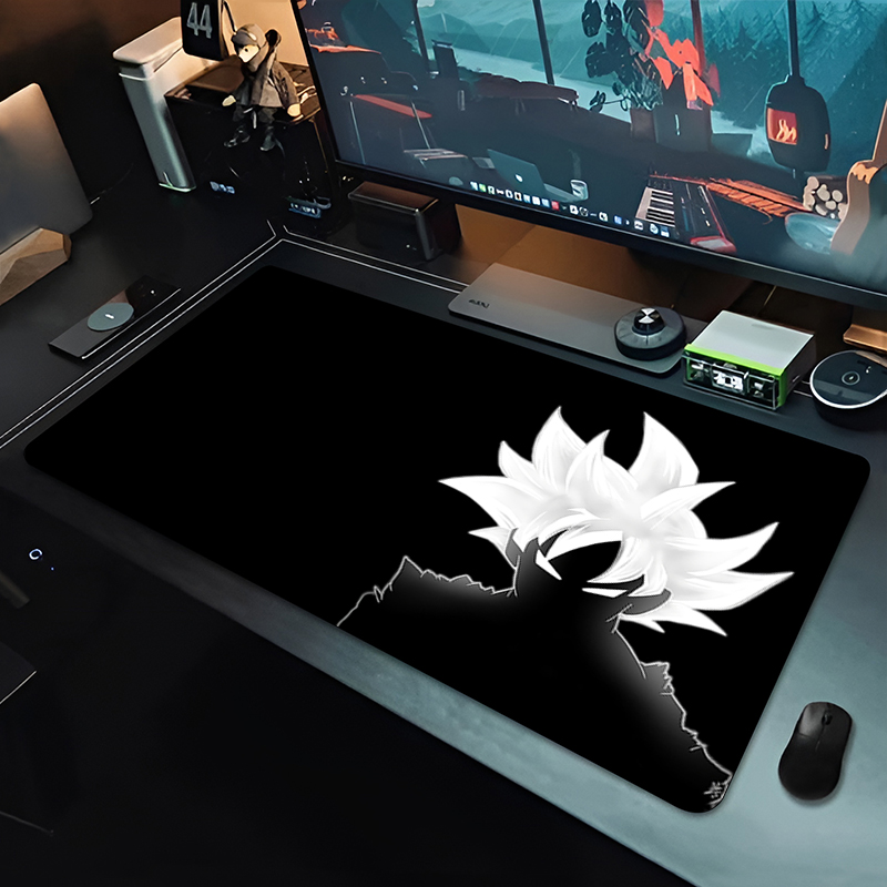 Pc Gaming Keyboard And Mouse - DBZ Schwarzes Anime-Mauspad Dragon Ball Große
