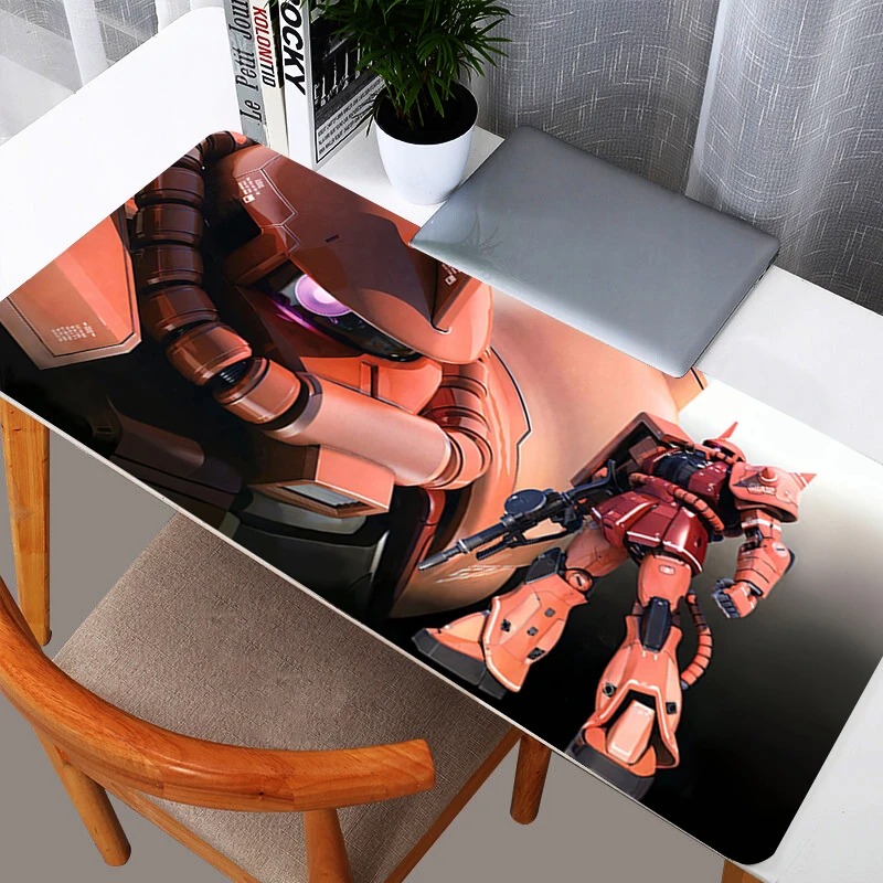 Pc Gaming Keyboard And Mouse - 90x40cm Gundam Zaku II Mauspad Gamer