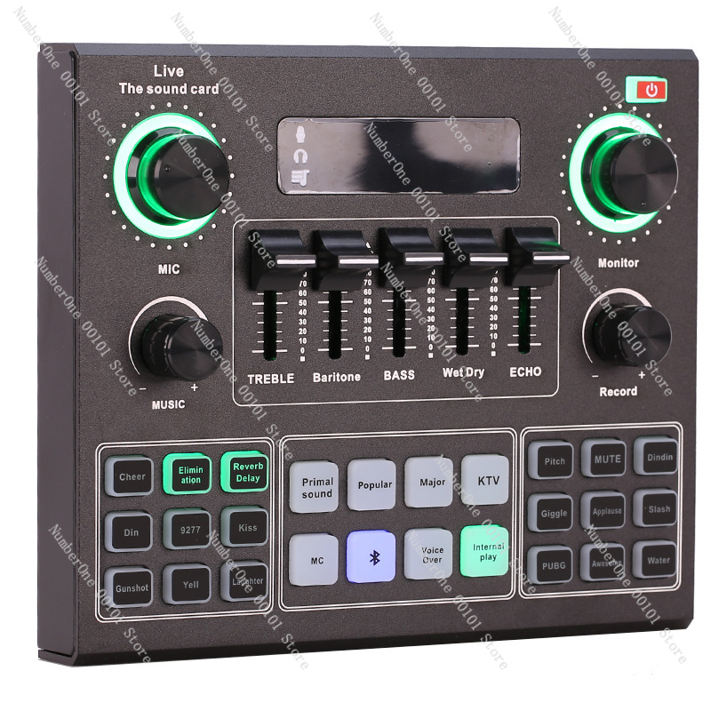 Sound Card Usb - V9 Soundkarte Mikrofon Set USB Soundkarte