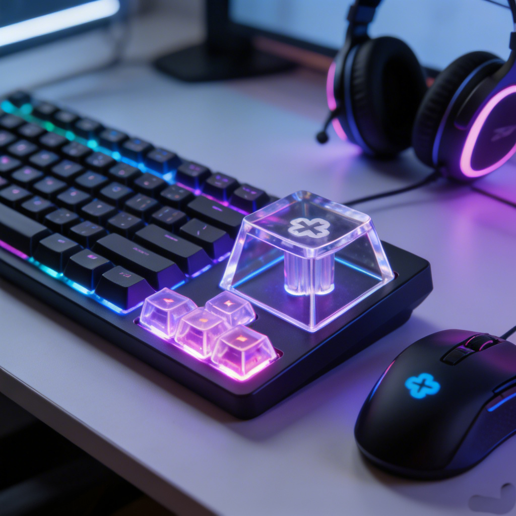 Anti-Ghosting Keyboard - R4 transparente ABS-Tastenkappen für mechanische Tastaturen,