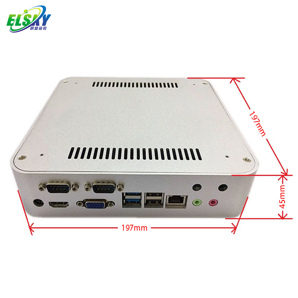 Pc Gaming Price - ELSKY Günstiger Lüfterloser Mini-PC Gaming HD4000