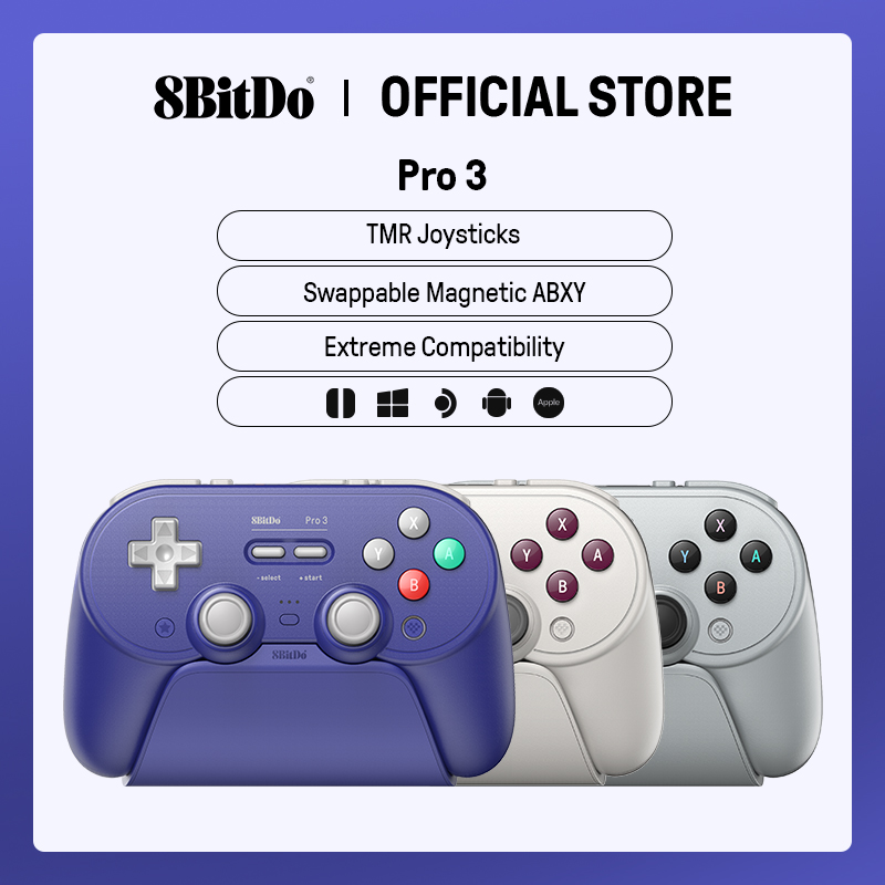Pc Gaming Second - 8BitDo Pro 3 Kabelloser Gaming-Controller für