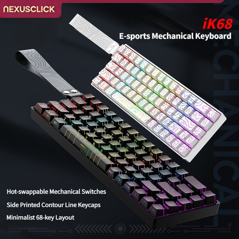 NexusClick iK68 Mini Mechanisc – Anti-Ghosting Keyboard Bewertung und Preis