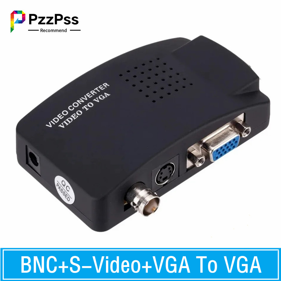 PzzPss BNC S-Video VGA zu VGA  – Pc Gaming Vr Bewertung und Preis