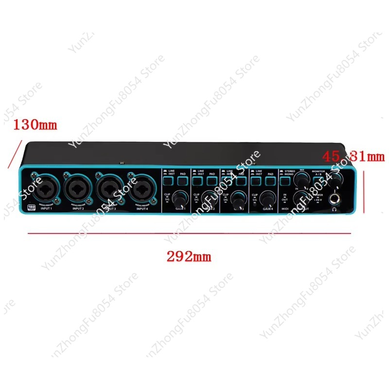 Professionelle 4x4 USB-Compute – Sound Card Usb Bewertung und Preis