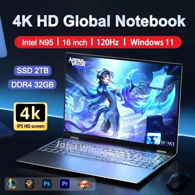 NEUER Laptop mit Intel N95, 4K – Pc Gaming Second Bewertung und Preis