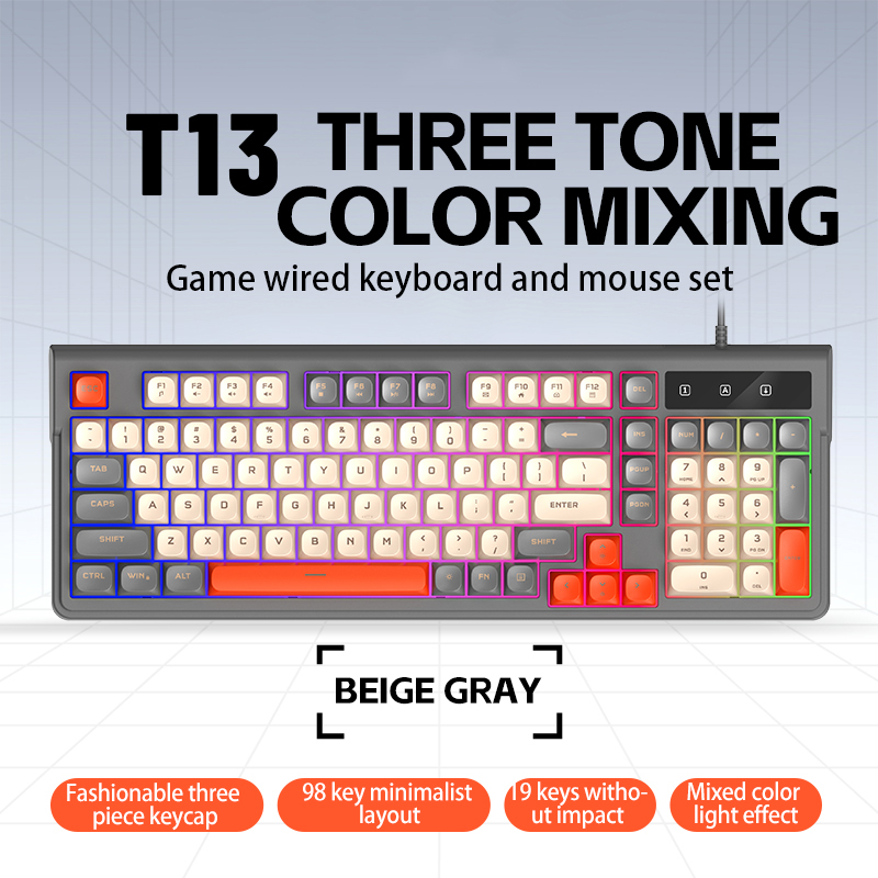 Neue T13 Kabelgebundene Gaming – Anti-Ghosting Keyboard Bewertung und Preis