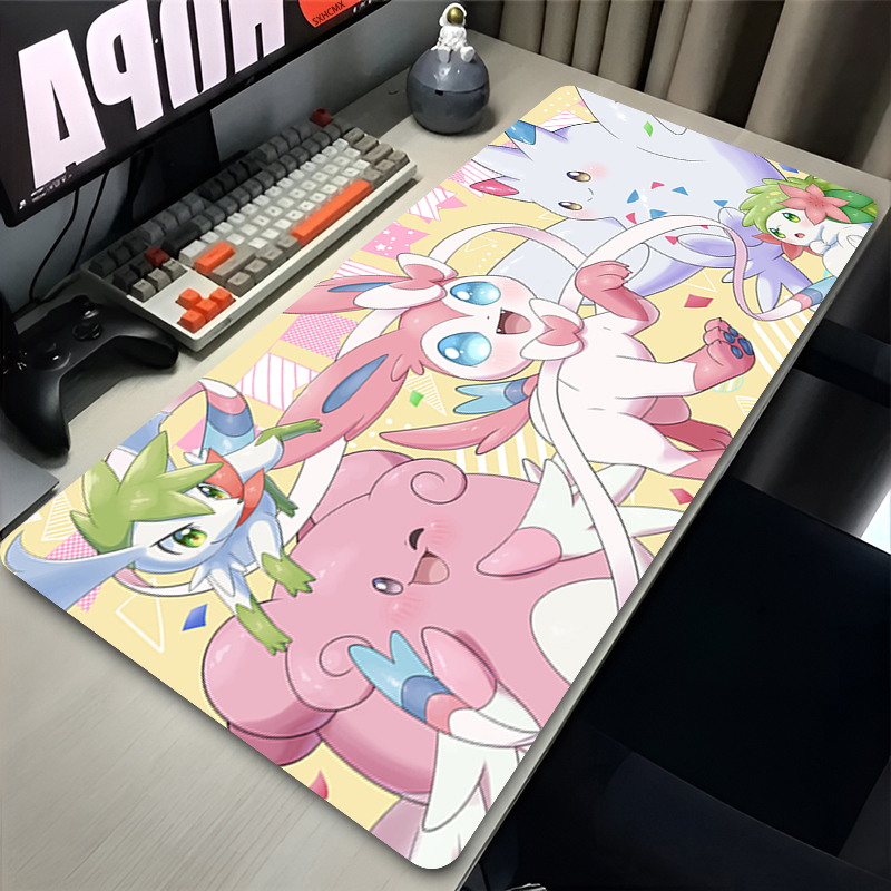 Großes rosa süßes Mauspad XXL  – Pc Gaming Keyboard And Mouse Bewertung und Preis